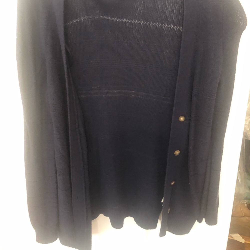 GAP boyfriend cardigan. Size M. Navy